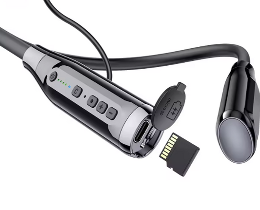 BT-235 Black Bluetooth Neckband With Free 3in1 Cable Wireless Neckband