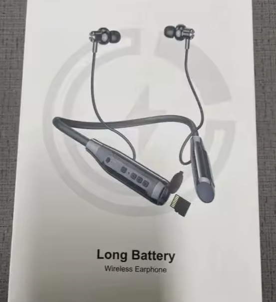 BT-235 Black Bluetooth Neckband With Free 3in1 Cable Wireless Neckband