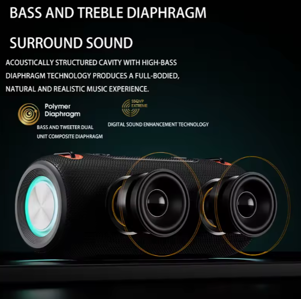 Flashlight Speakers Bluetooth Speaker with Data Cable with Super bass Bluetooth Speaker